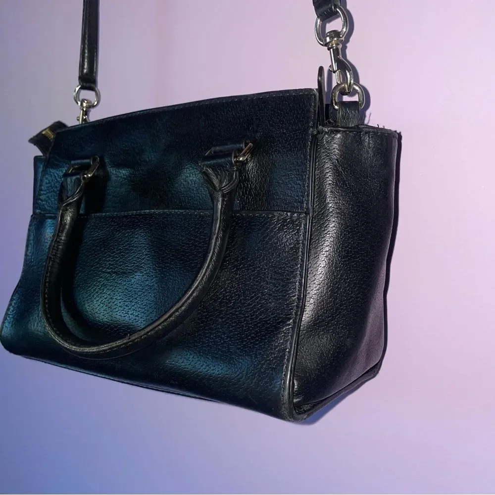 Kate Spade Grove Street Small Lana Satchel Black Leather Handbag